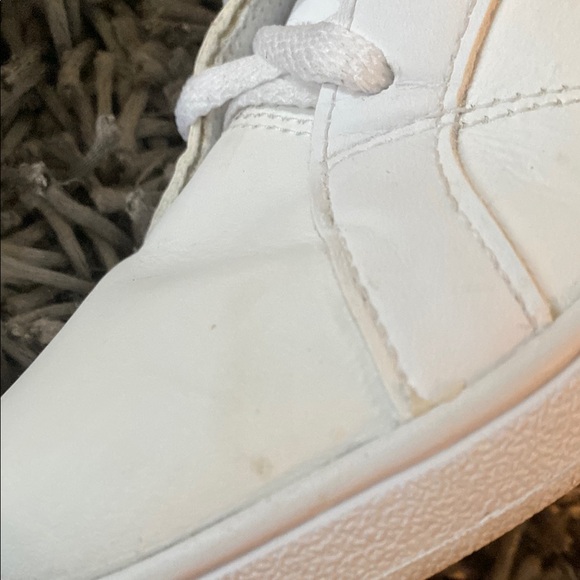 adidas White and Gold Women's Sneakers - Picture 5 of 5